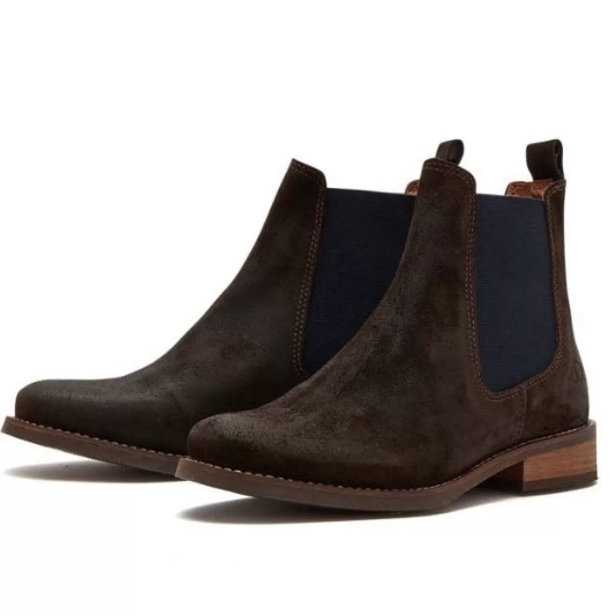 Sale Chatham 30% Off - Ladies Arlington Suede Chelsea Boots - Dark Brown - Size: Uk 7 (Eu40)