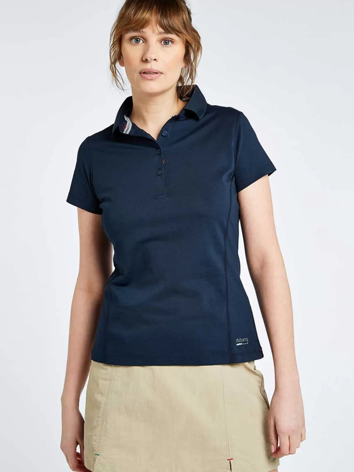 Clearance Dubarry 50% Off Martinique Womens Short-Sleeve Polo - Navy - Size: Uk12 50% Off Navy Size: Uk12
