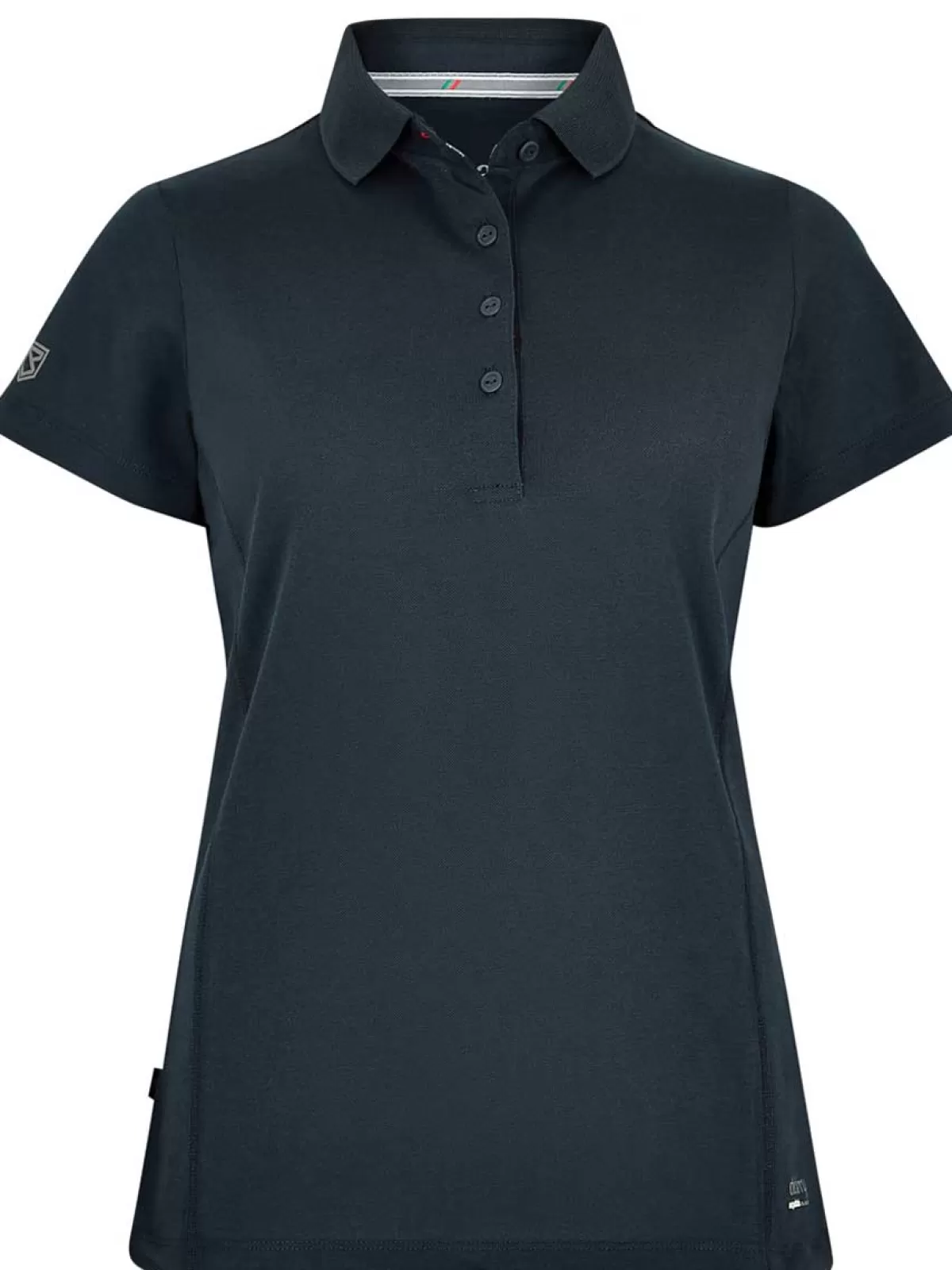 Shop Dubarry 50% Off Martinique Womens Short-Sleeve Polo - Navy - Size: Uk12 50% Off Navy Size: Uk12