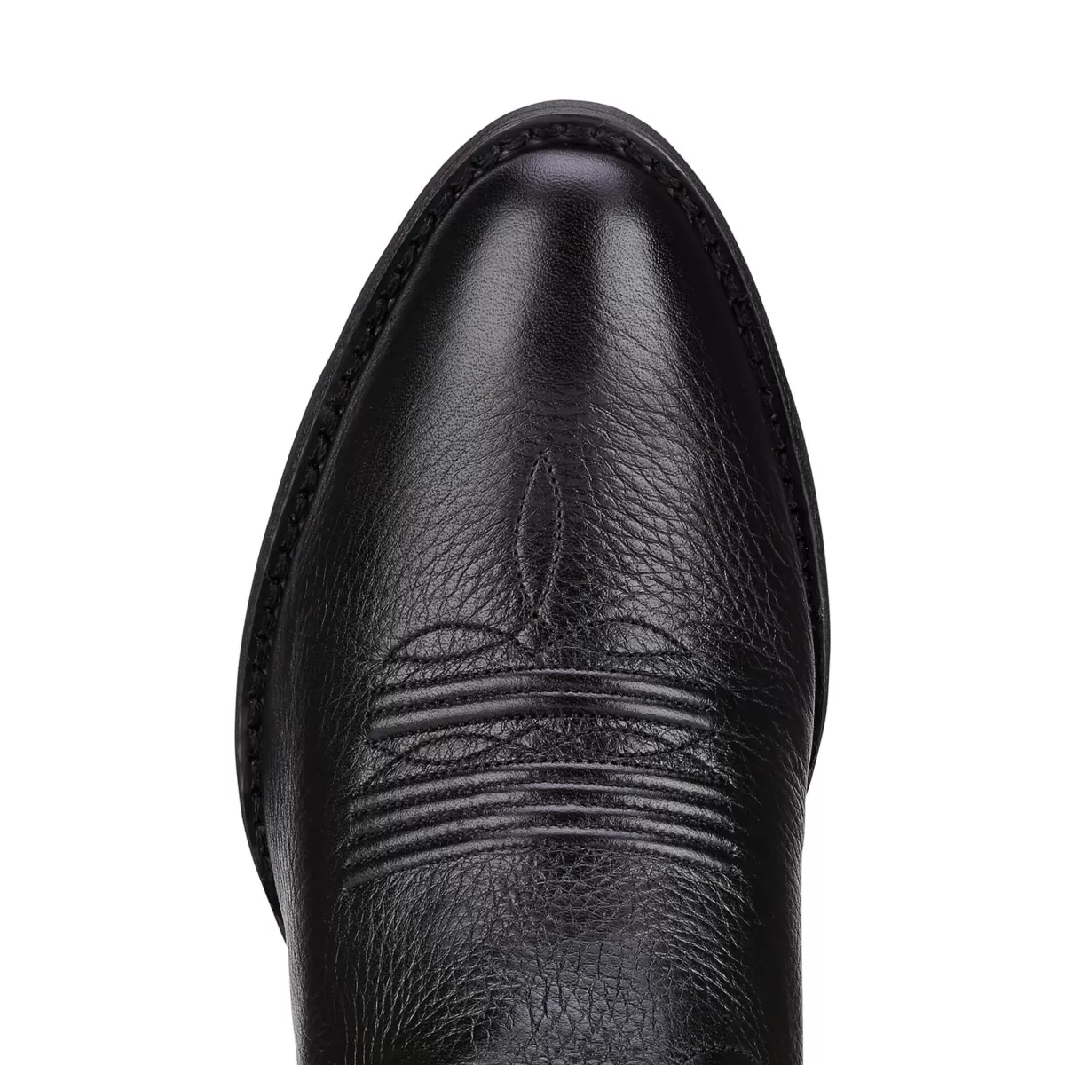 Discount Ariat Heritage Western R Toe Boots - Womens Cowgirl Black Deertan