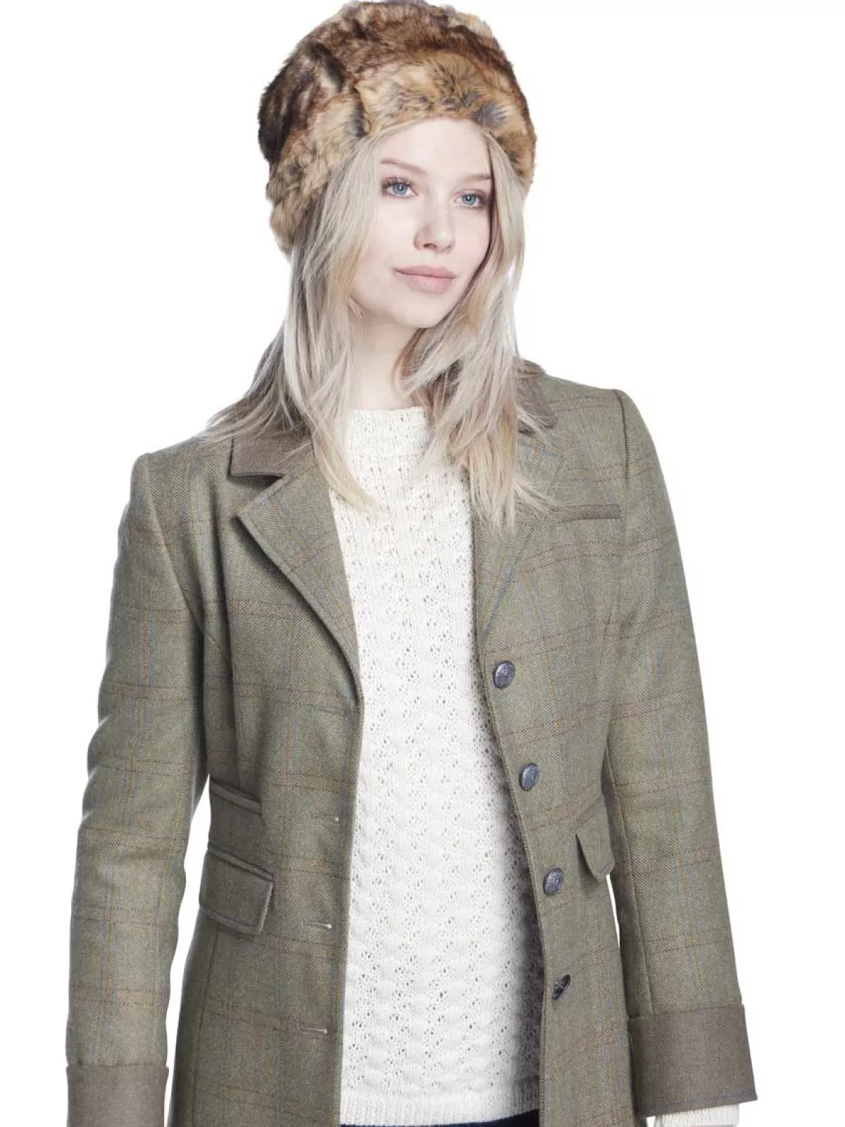 Online Dubarry Faux Fur Headband Chinchilla