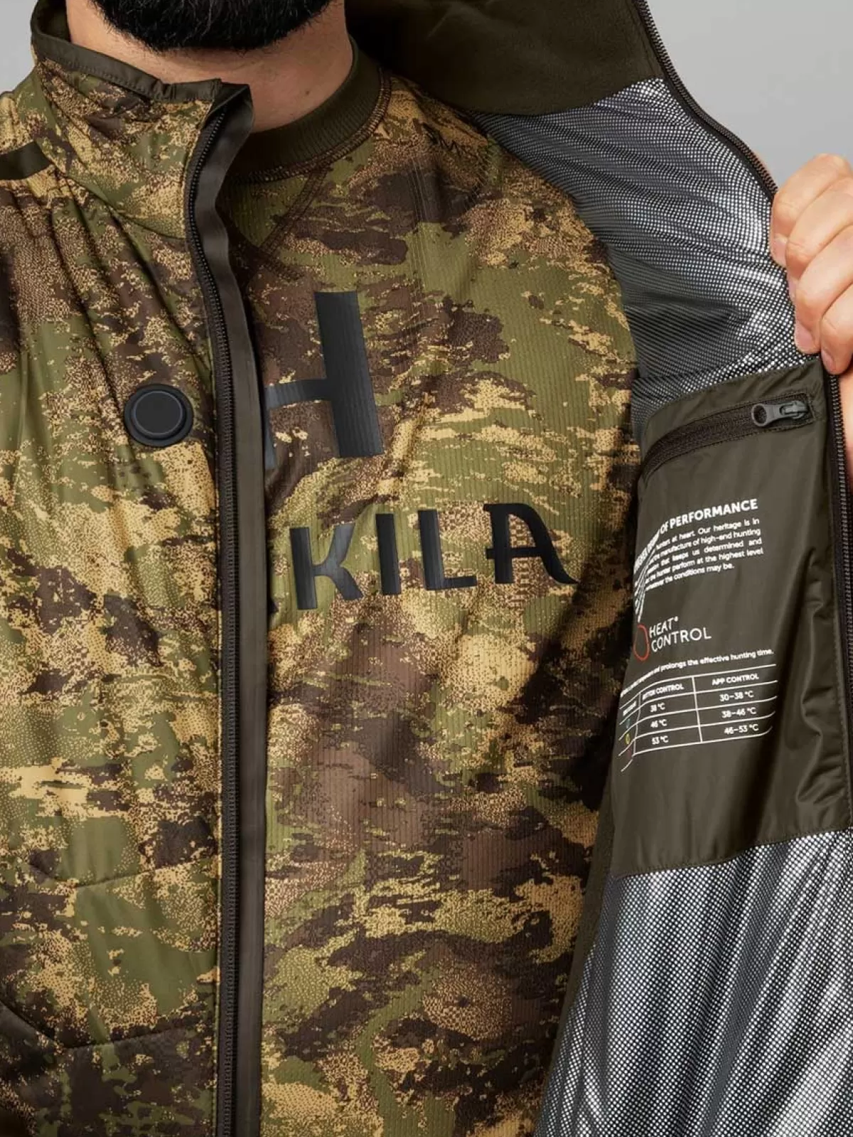 Discount Harkila Heat Control Camo Jacket - Mens - Axis Msp Forest