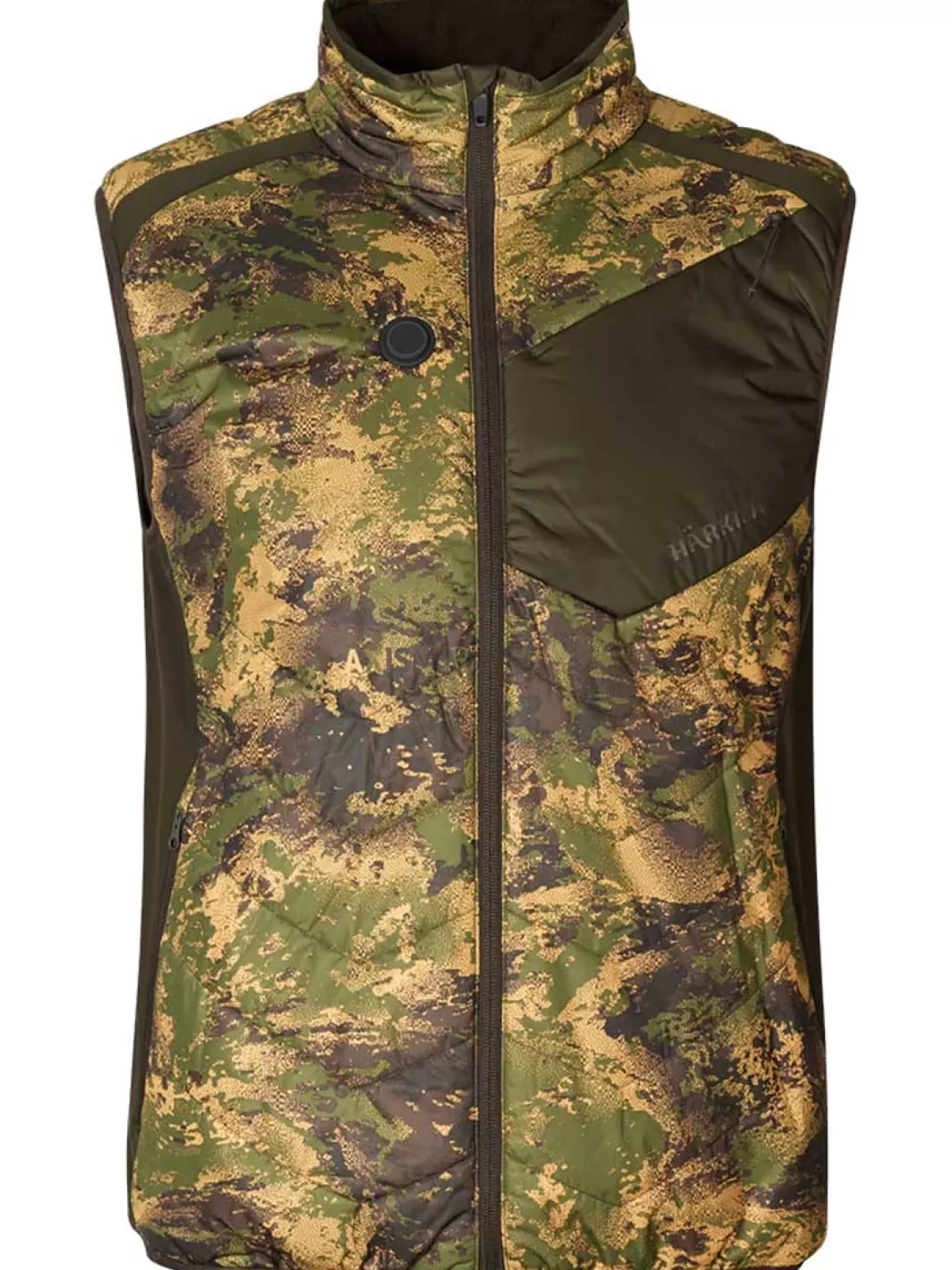 Hot Harkila Heat Control Camo Waistcoat - Mens Vest - Axis Msp Forest