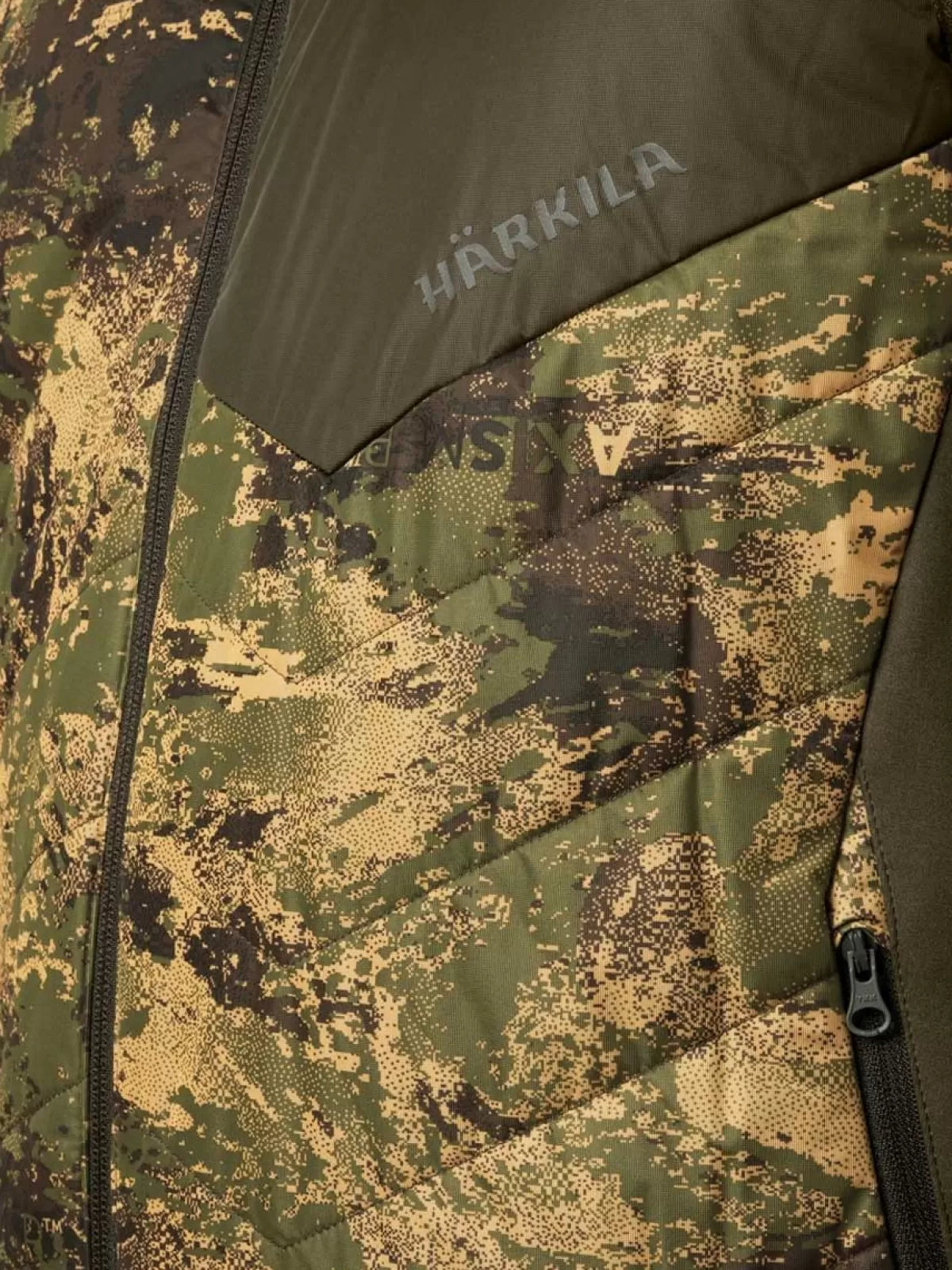 Hot Harkila Heat Control Camo Waistcoat - Mens Vest - Axis Msp Forest