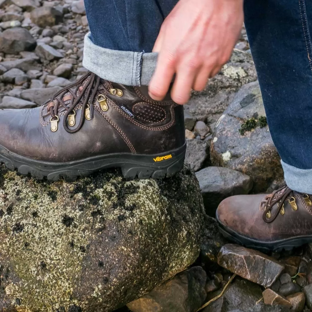 Store Hoggs of Fife Munro Classic W/P Hiking Boot - Crazy Horse Brown