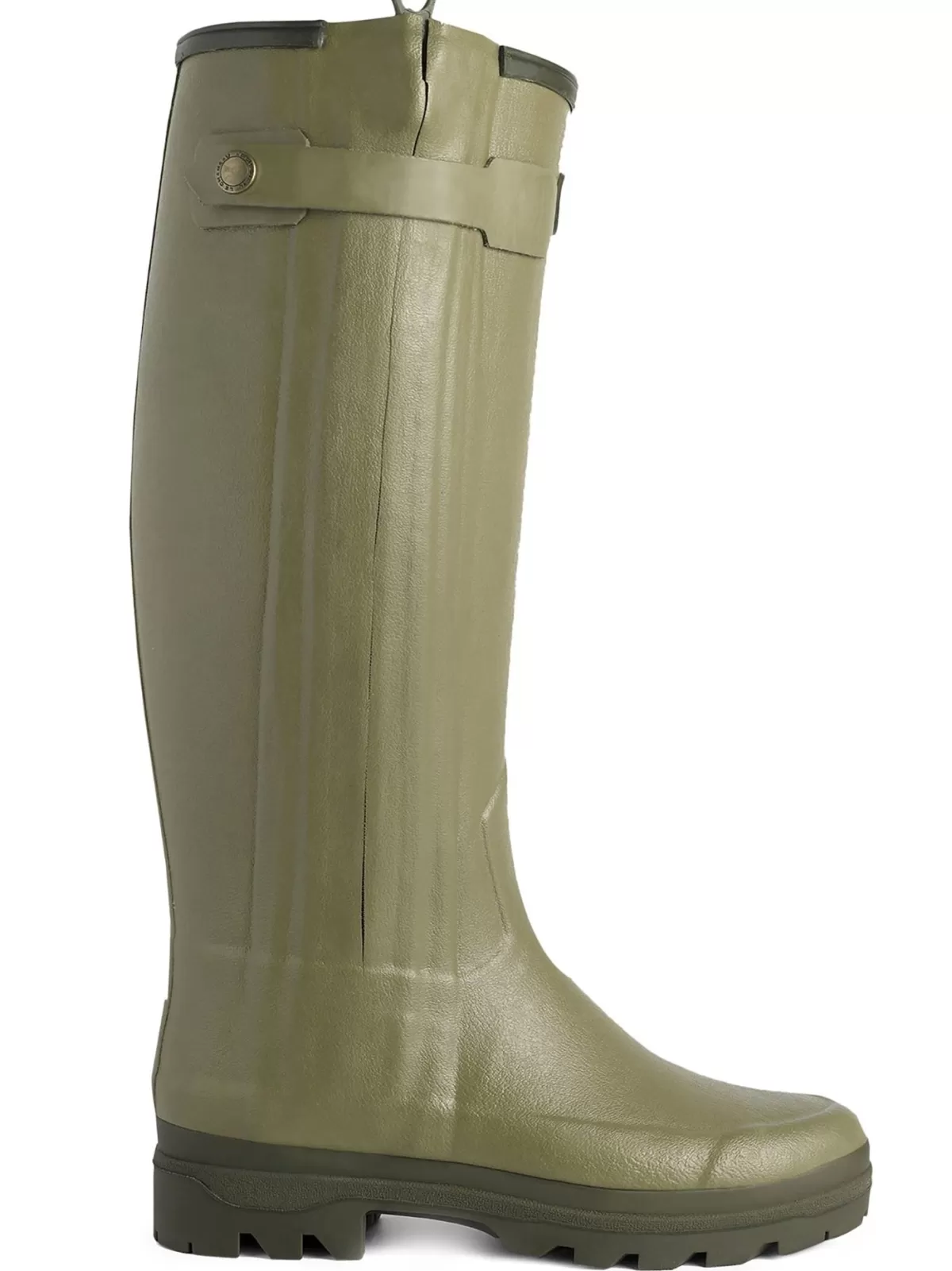 Online Le Chameau Chasseur Boots - Ladies Leather Lined Full Zip - Vert Vierzon Leather Lined Full Zip Vert Vierzon