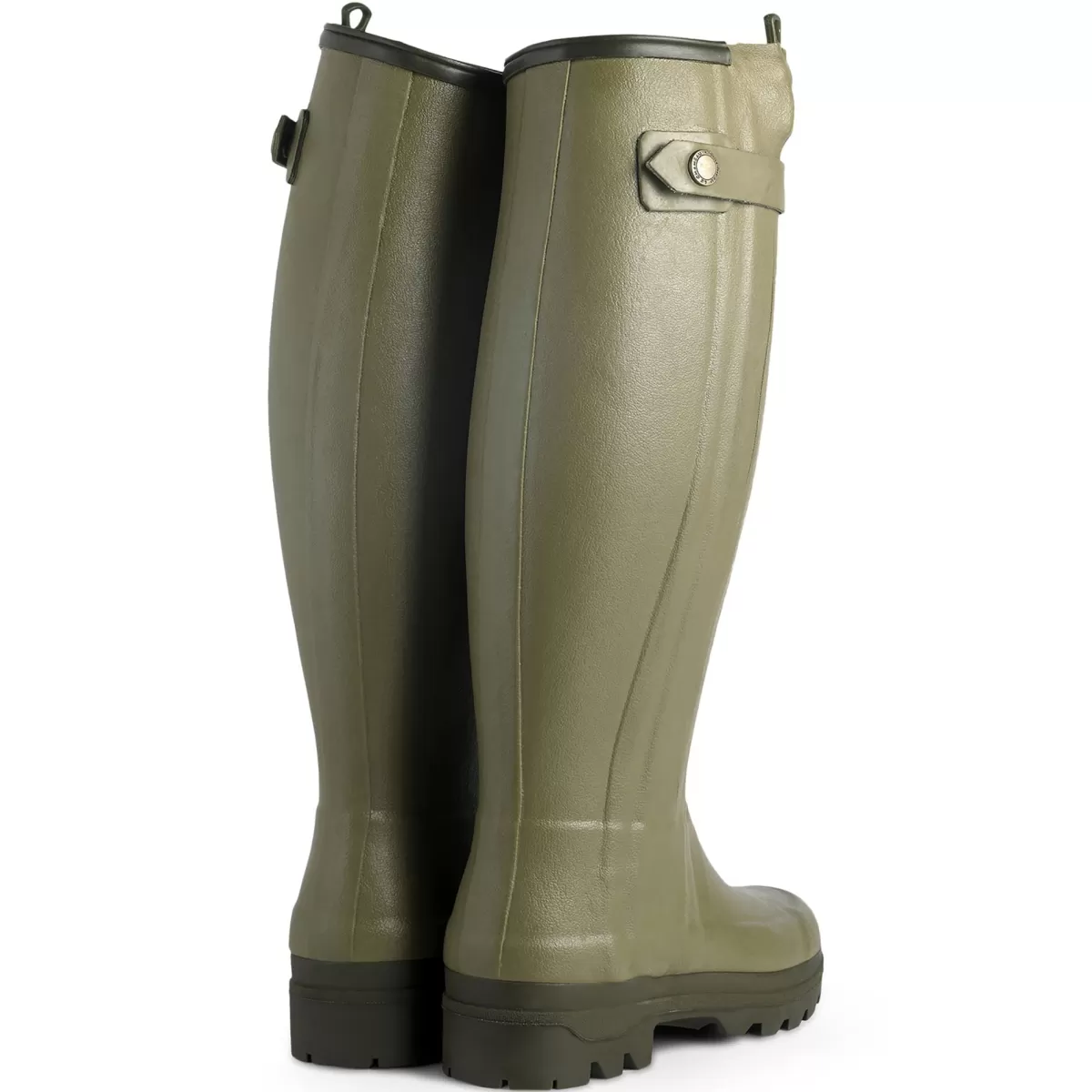 Online Le Chameau Chasseur Boots - Ladies Leather Lined Full Zip - Vert Vierzon Leather Lined Full Zip Vert Vierzon