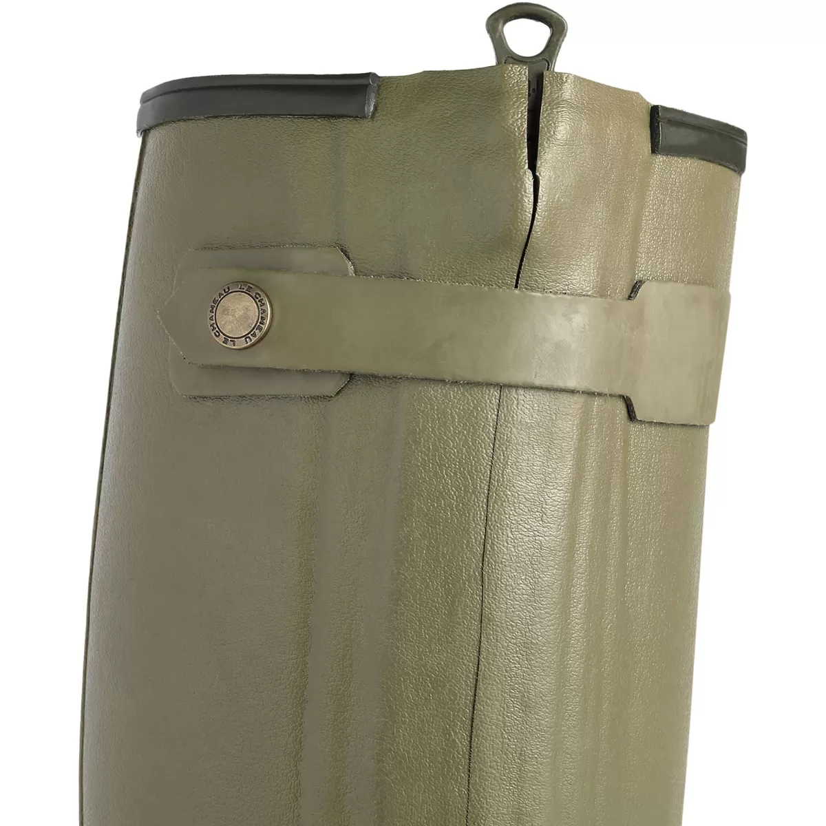Online Le Chameau Chasseur Boots - Ladies Leather Lined Full Zip - Vert Vierzon Leather Lined Full Zip Vert Vierzon